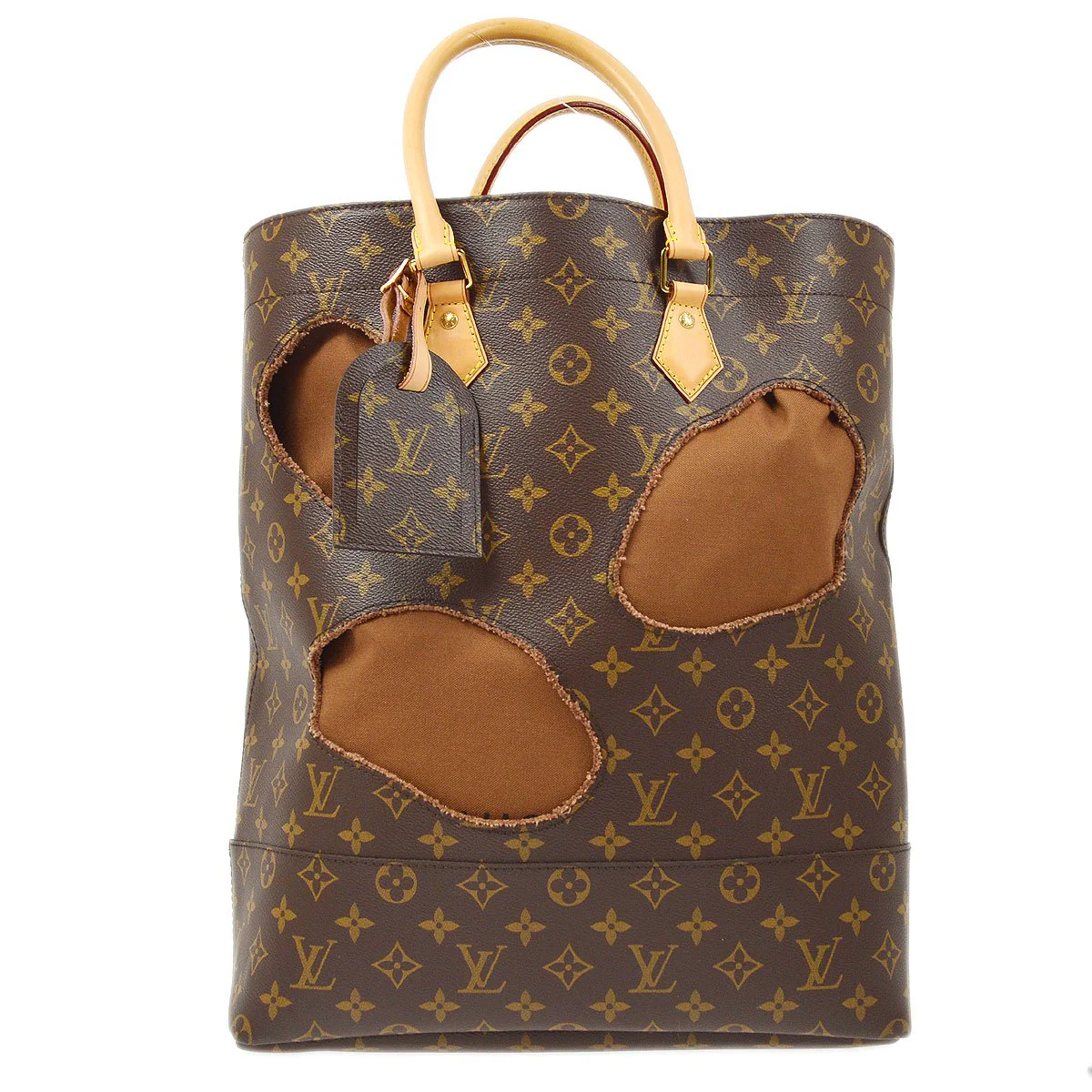 Louis Vuitton 2014 x Rei Kawakubo Comme des Garcon Monogram Bag With Holes M40279