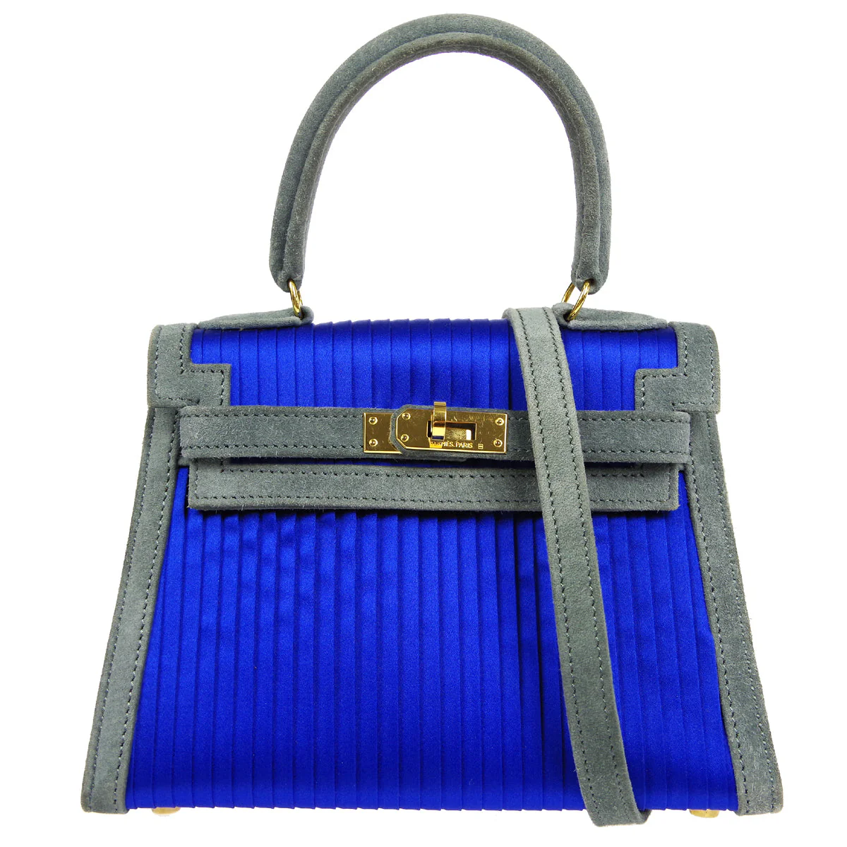 HERMES * 1999 Mini Kelly 20 Pleated Silk