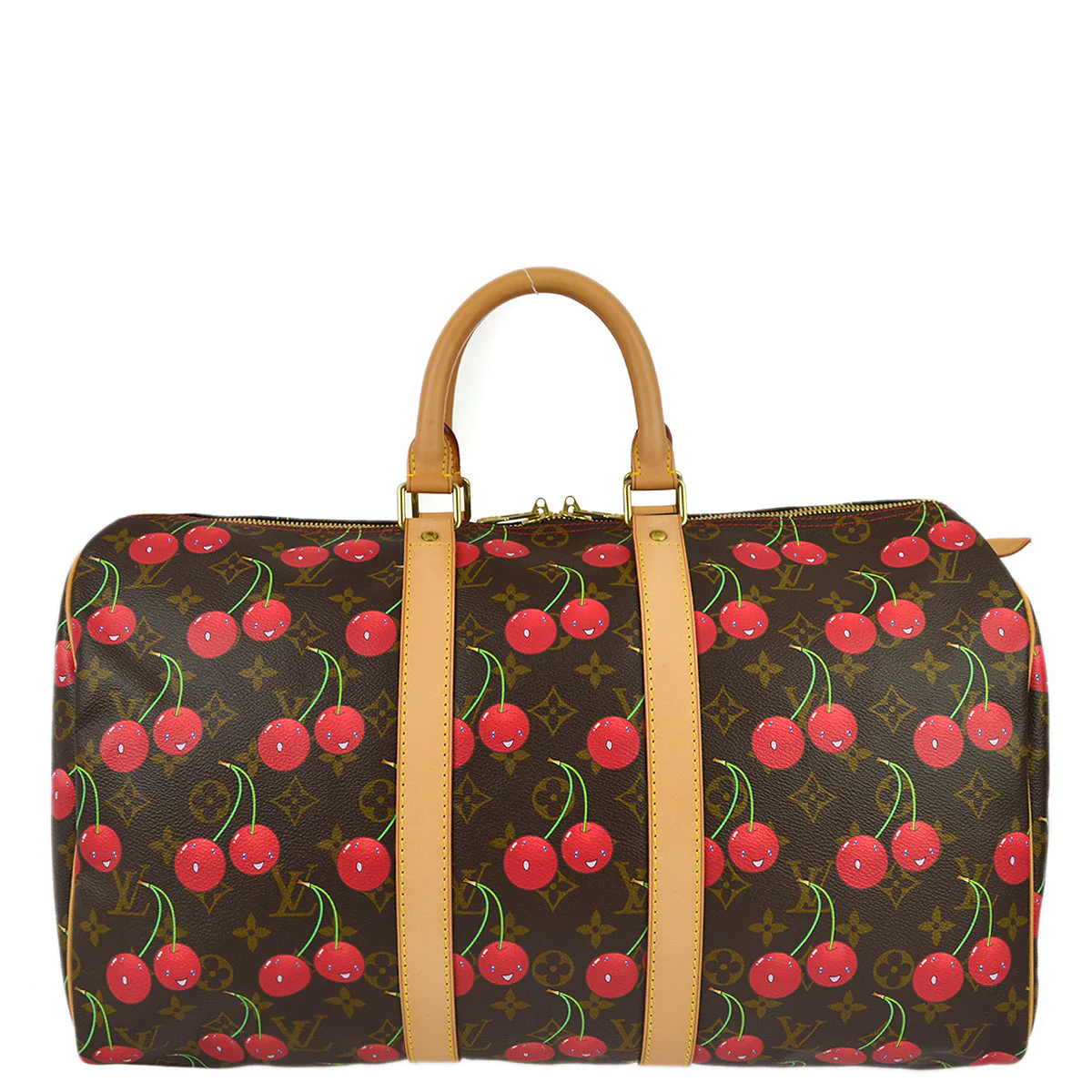 Louis Vuitton * 2005 Monogram Cherry Keepall 45 M95011