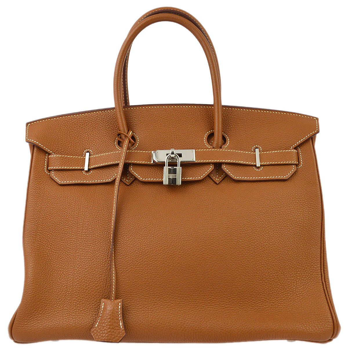 Hermes Gold Togo Birkin 35 Handbag